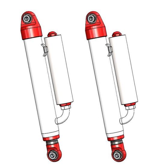 aFe Control Sway-A-Way Hydraulic Shock Absorbers (MPN: 302-0056-02)