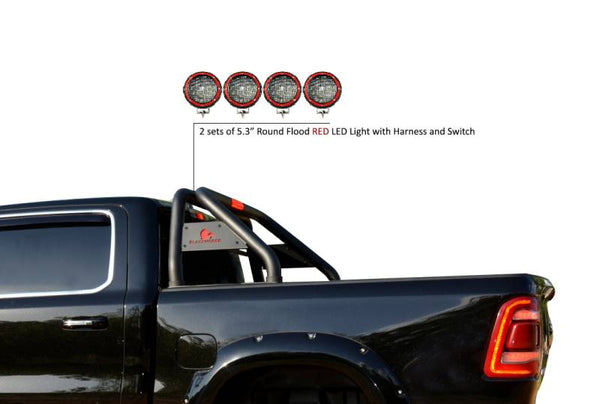 Black Horse Off Road Truck Bed Bar (MPN: RB015BK-PLFR)
