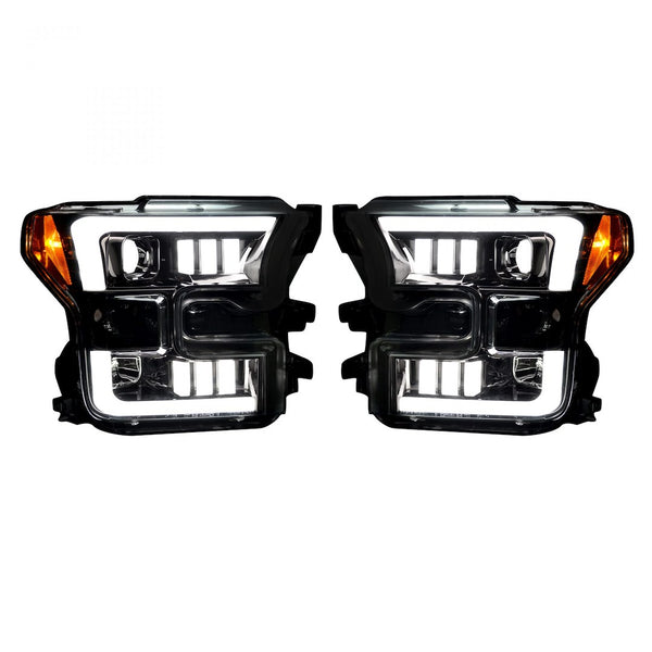 Recon Headlight Assembly With Halogen Bulbs (MPN: 264290BKC)