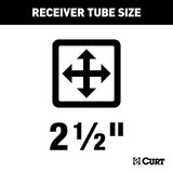 CURT Class V Trailer Hitch Rear (MPN: 15802)