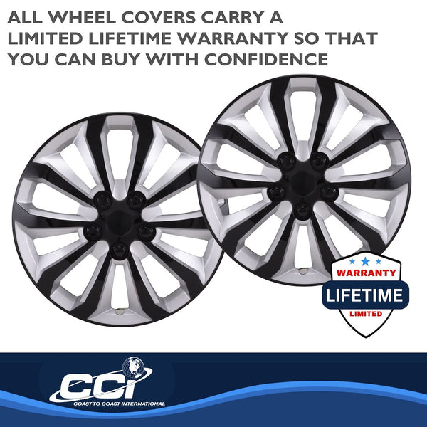 Coast To Coast 15 Inch Wheel Cover Set (MPN: 106115SB)