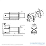 Superwinch LP Series Vehicle Recovery Winch (MPN: 1585202)