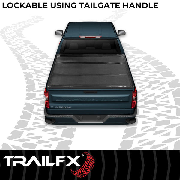 TrailFX Premium Flush Tri-Fold Tonneau Cover (MPN: TFX1712)