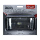 LED Porch Light with Clear Lens and Black Base (MPN: 20676)