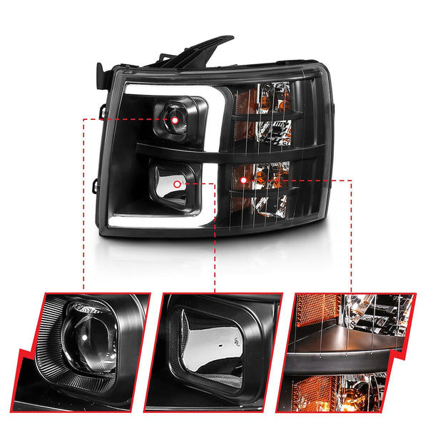 AnzoUSA Headlight Assembly (MPN: 111480)