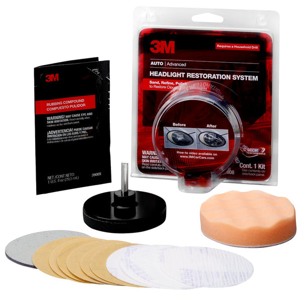 3M Headlight Restoration Kit (MPN: 39008)