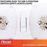 LED Ceiling Double Light by Arcon (MPN: 20670N)