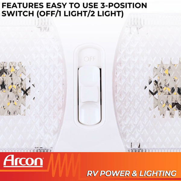 LED Ceiling Double Light by Arcon (MPN: 20670N)