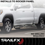 TrailFX 5 Inch Oval Straight Nerf Bar (MPN: A7036S)