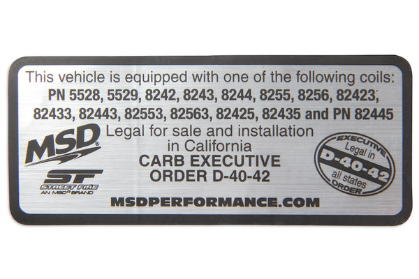 MSD Ignition Blaster HEMI Coil-On-Plug (MPN: 825583)