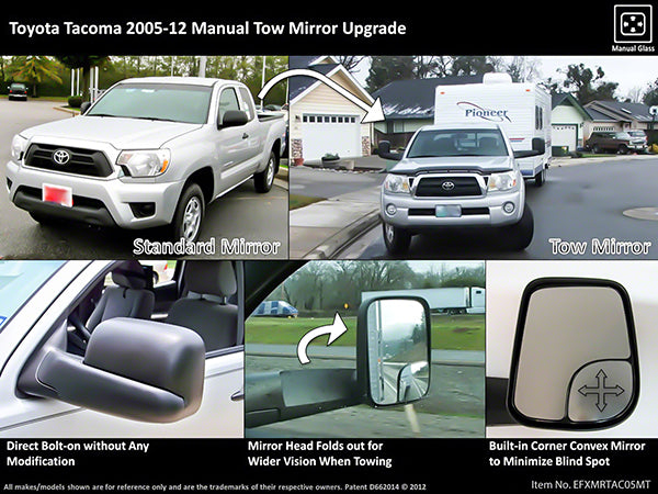 ProEFX Exterior Towing Mirror (MPN: EFXMRTAC05MT)
