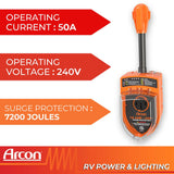 Arcon 50 Amp 240 Volt Surge Protector (MPN: 19759)
