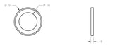 Sierra Marine Boat Drain Plug Gasket (MPN: 18-2430-9)