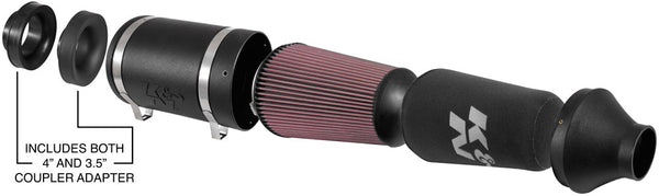K&N Universal Off-Road In-Line Air Intake System (MPN: 54-6853)