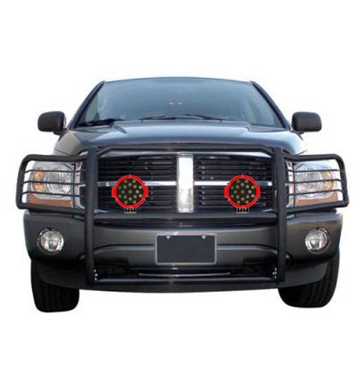 Black Horse Grille Guard Kit (MPN: 17DG105MA-PLR)