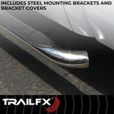 TrailFX Nerf Bar Round Tube Side Steps (MPN: A0070S)