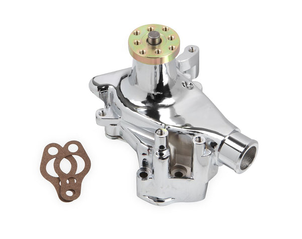 Mr Gasket Chrome Aluminum Water Pump (MPN: 7013G)