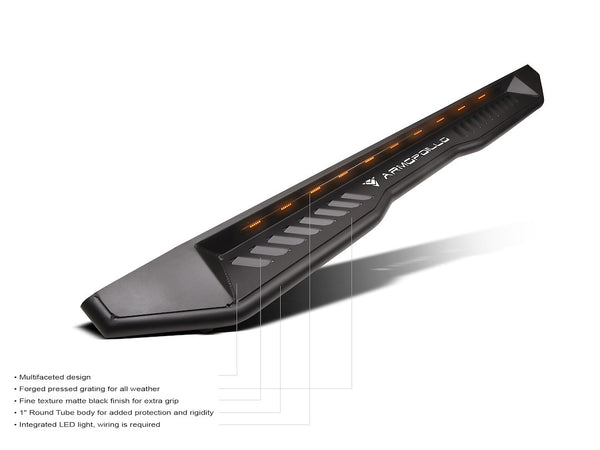 Armordillo FX Series Running Board with LED Light Strip (MPN: 8722091)