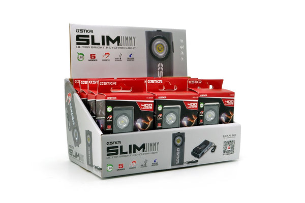 STKR Concepts SlimJIMMY Keychain Flashlight Display (MPN: 14265DD)