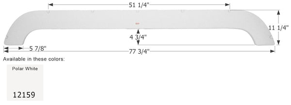 Icon Fender Skirt for Tandem Axle RVs (MPN: 12159)