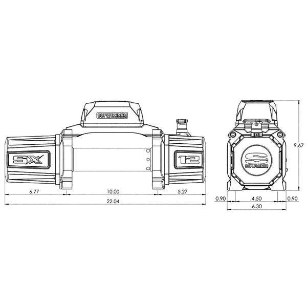 Superwinch SX Series Vehicle Recovery Winch (MPN: 1712201)