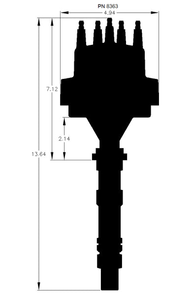 MSD Ignition Pro-Billet Distributor (MPN: 8363)