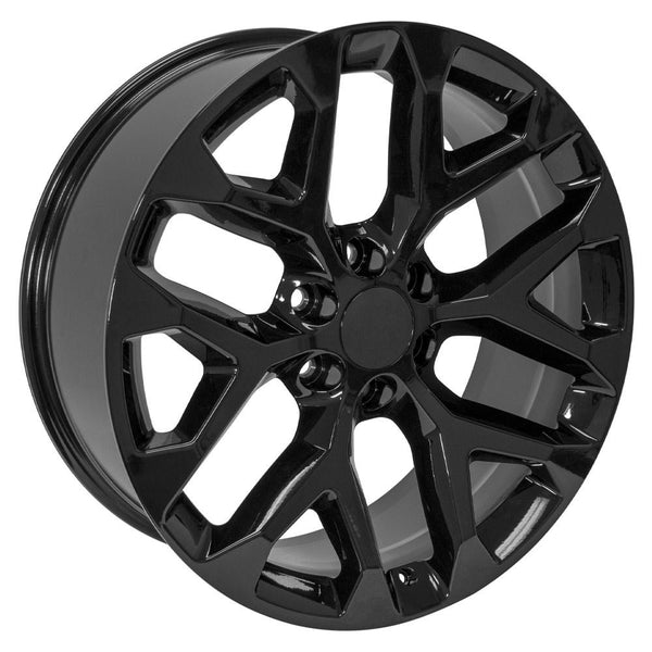OE Wheels CV98B 22 Inch Gloss Black Wheel (MPN: CV98B-22090-6550-24B)