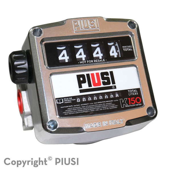 Piusi K150 High Flow Meter (MPN: F00556A00)
