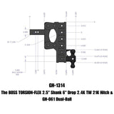 Gen-Y Hitch Torsion-Flex Ball Mount (MPN: GH-1314)