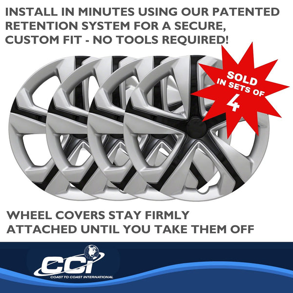 Coast To Coast 16 Inch Wheel Cover Set (MPN: IWC52016SB)