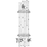 T-H Marine Fishing Rod Holder (MPN: FRH-1P-DP)