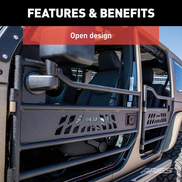 Aries Jeep Tube Doors (MPN: 25009)