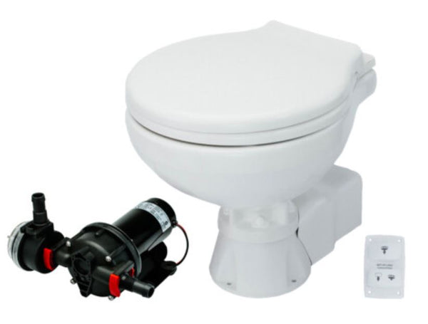 Johnson Pumps AquaT Silent Toilet (MPN: 80-47231-01)