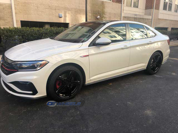 OE Wheels AU12 Gloss Black Wheel (MPN: AU12-18080-5112-45B)