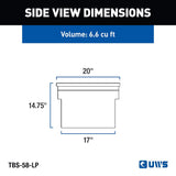 UWS Crossover Low Profile Tool Box (MPN: TBS-58-LP)