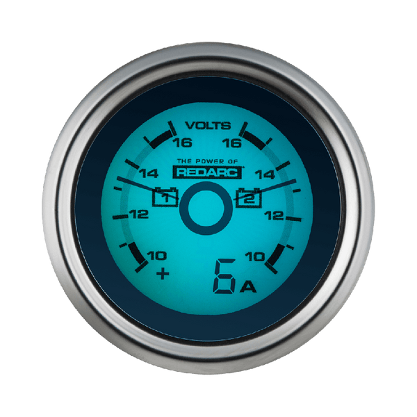 Redarc Dual Voltage Gauge (MPN: G52-VVA)
