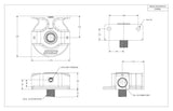 Earl's Billet Remote Oil Filter Mount (MPN: 2188ERL)