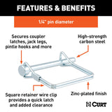 Trailer Coupler Safety Pin Clip (MPN: 25081)