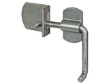 Door latch assembly for flat surface fastening (MPN: B2588W)