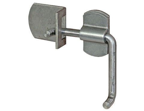 Door latch assembly for flat surface fastening (MPN: B2588W)