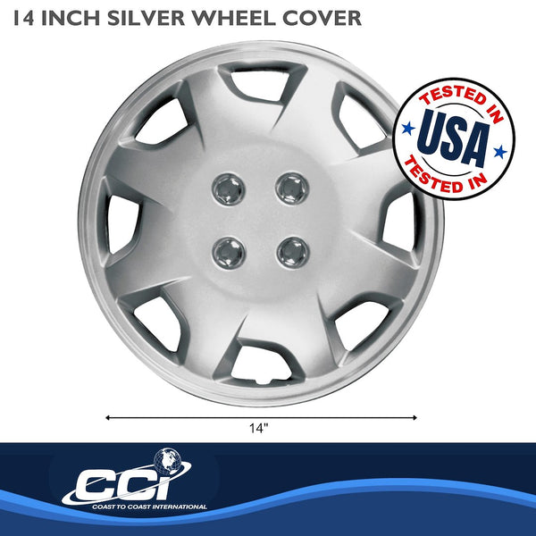 Coast To Coast 14 Inch Wheel Cover Set (MPN: IWC12414S)