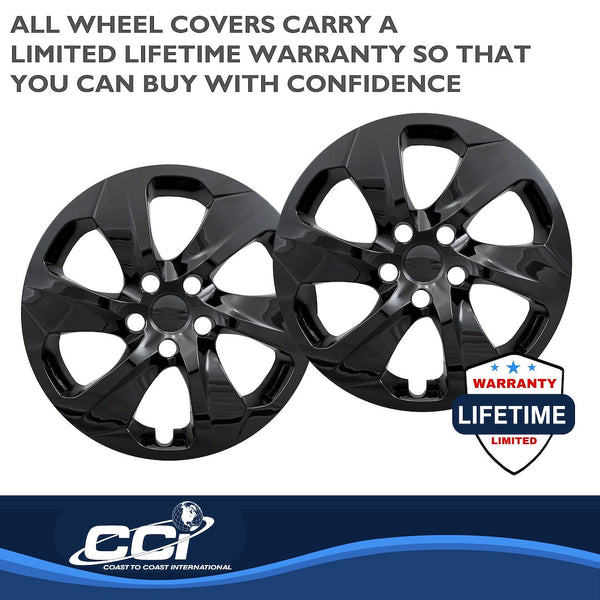 17 Inch Gloss Black Wheel Cover Set (MPN: IWC53917BLK)