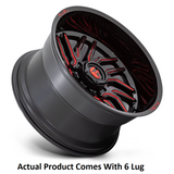 Fuel Off Road Hurricane D808 Wheel (MPN: D80824208447)