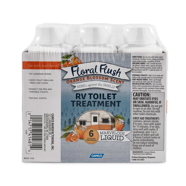 Waste holding tank treatment with floral flush (MPN: 41481)