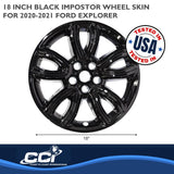Coast To Coast Impostor Wheel Skin 18 Inch (MPN: IMP468BLK)