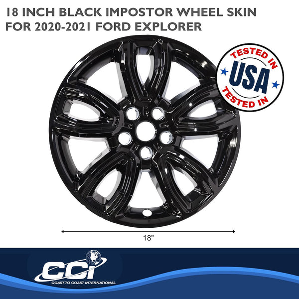 Coast To Coast Impostor Wheel Skin 18 Inch (MPN: IMP468BLK)