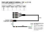 Triple-R Light Bar Wiring Harness (MPN: 4L-CS-185)