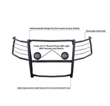 Black Horse Grille Guard Kit (MPN: 17GT29MA-PLFB)