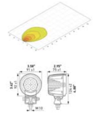 Hella Work Light (MPN: 357109101)