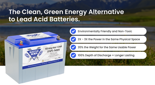 Battle Born Batteries 12 Volt Lithium Deep Cycle Battery (MPN: BB10012)